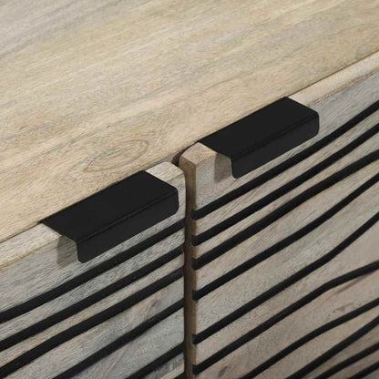 Armários e Estantes para Armazenamento de Mídia Branco e Preto