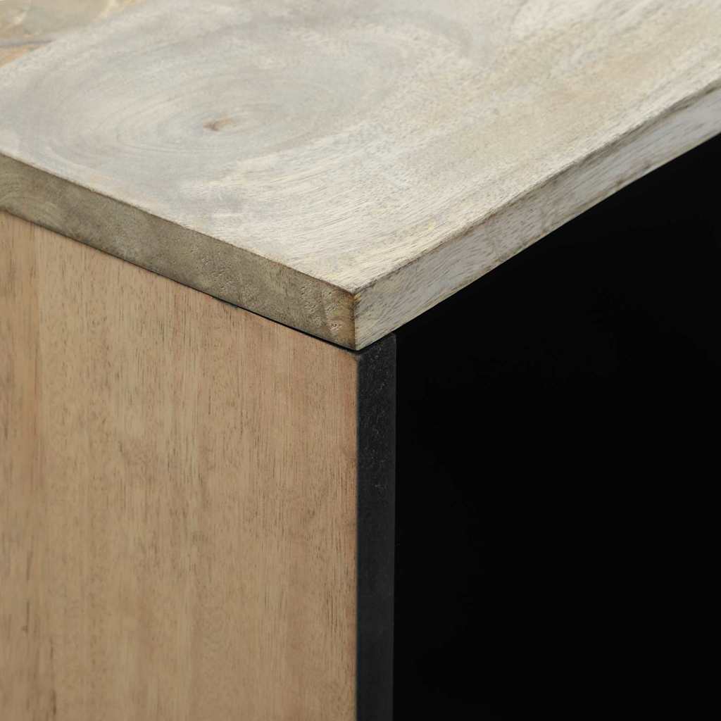 Buffet Branco 80 x 33 x 75 cm Madeira de mangueira maciça