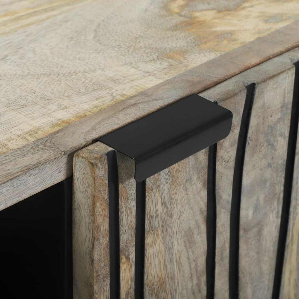 Buffet Branco 90 x 33 x 75 cm Madeira de mangueira maciça