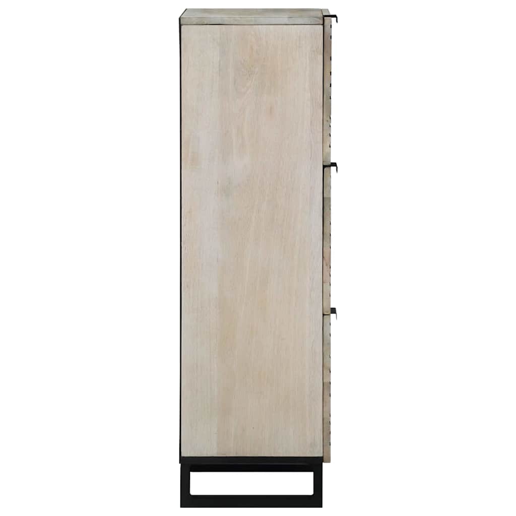 Armários e Estantes para Armazenamento de Mídia Branco e Preto