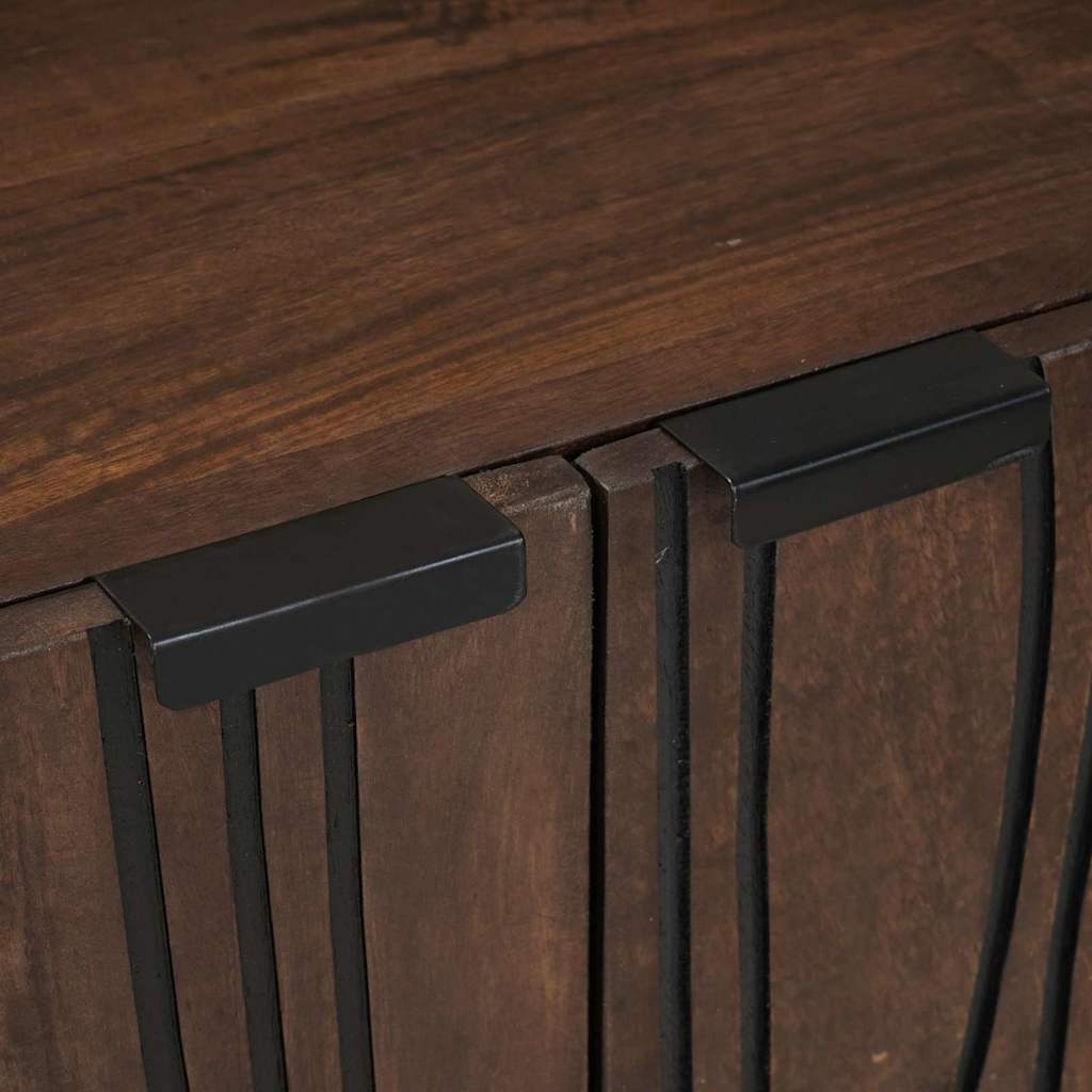 Buffet Nogueira 60 x 33,5 x 75 cm Madeira de manga maciça