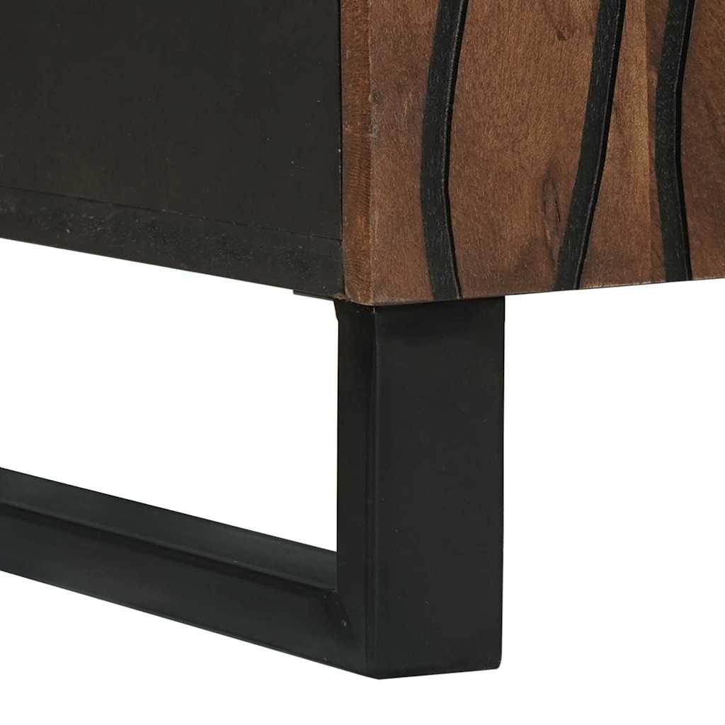 Armários e Estantes para Armazenamento de Mídia Castanho