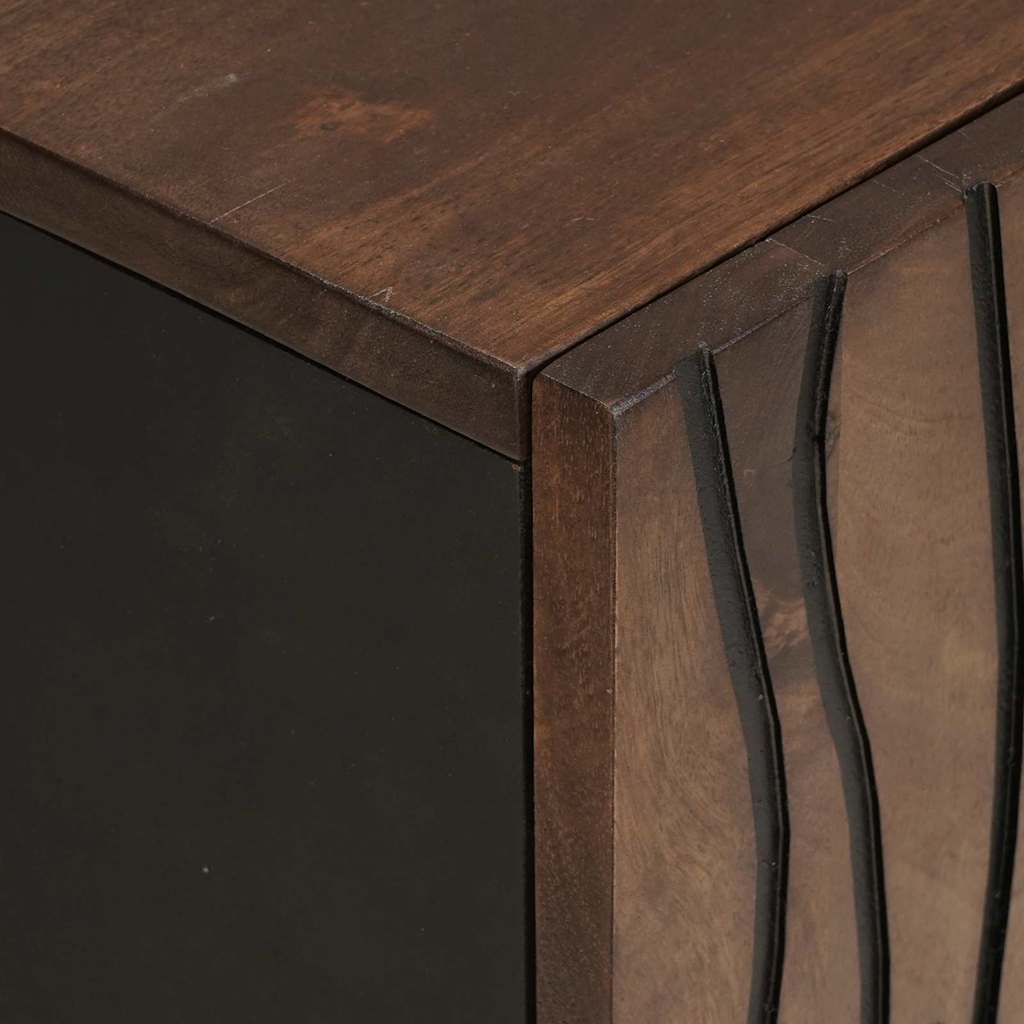 Armários e Estantes para Armazenamento de Mídia Castanho