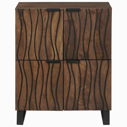 Armários e Estantes para Armazenamento de Mídia Castanho