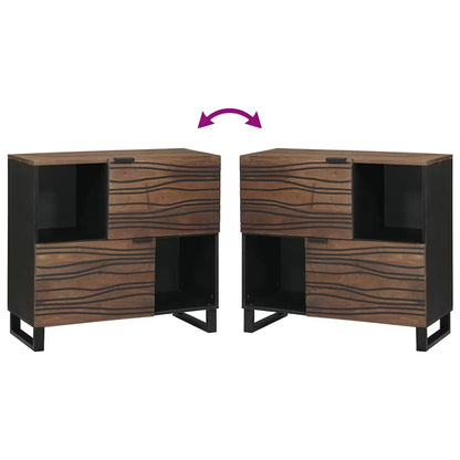 Buffet Castanho 80 x 33 x 75 cm Madeira de mangueira maciça