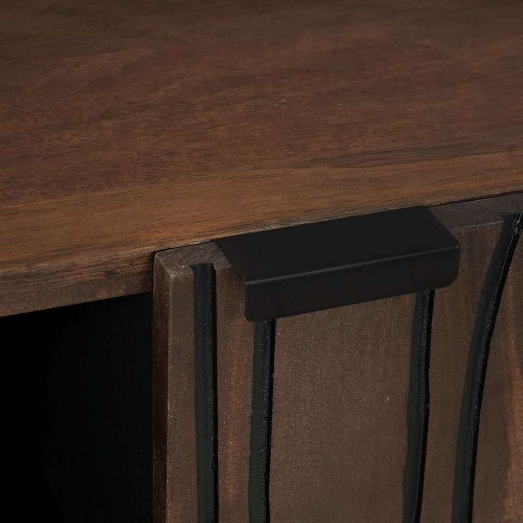 Buffet Castanho 90 x 33 x 75 cm Madeira de mangueira maciça