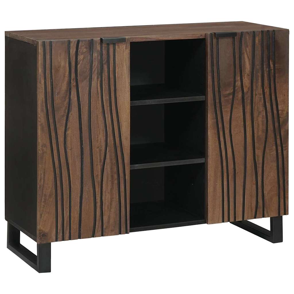 Buffet Castanho 90 x 33 x 75 cm Madeira de mangueira maciça