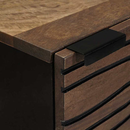 Highboard Castanho 40 x 33 x 110 cm Madeira de mangueira maciça