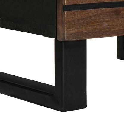 Highboard Castanho 40 x 33 x 110 cm Madeira de mangueira maciça