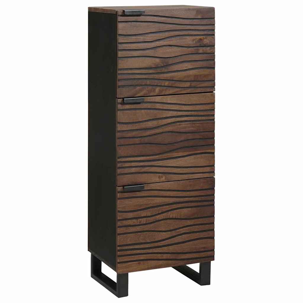 Highboard Castanho 40 x 33 x 110 cm Madeira de mangueira maciça