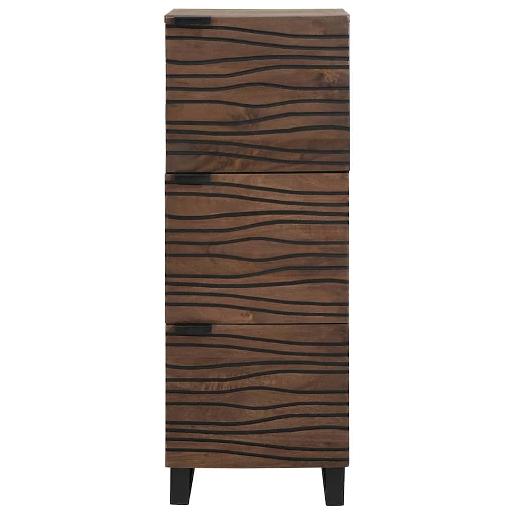 Highboard Castanho 40 x 33 x 110 cm Madeira de mangueira maciça