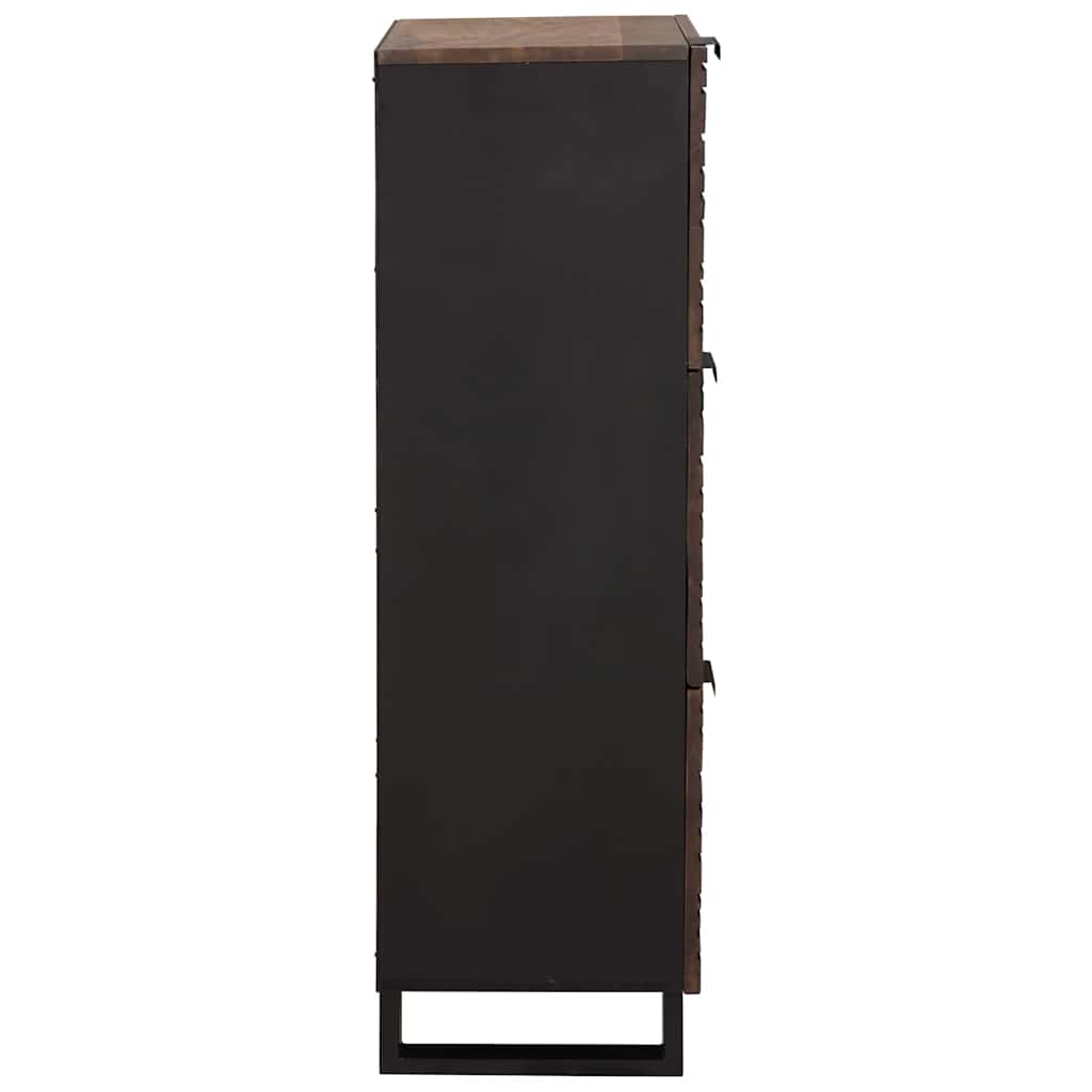 Highboard Castanho 40 x 33 x 110 cm Madeira de mangueira maciça