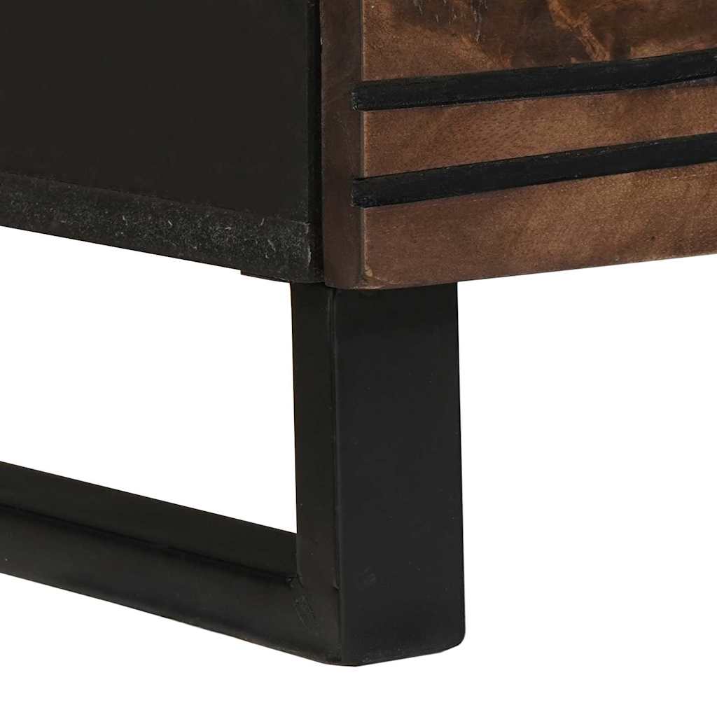 Highboard Castanho 60 x 33 x 100 cm Madeira de mangueira maciça