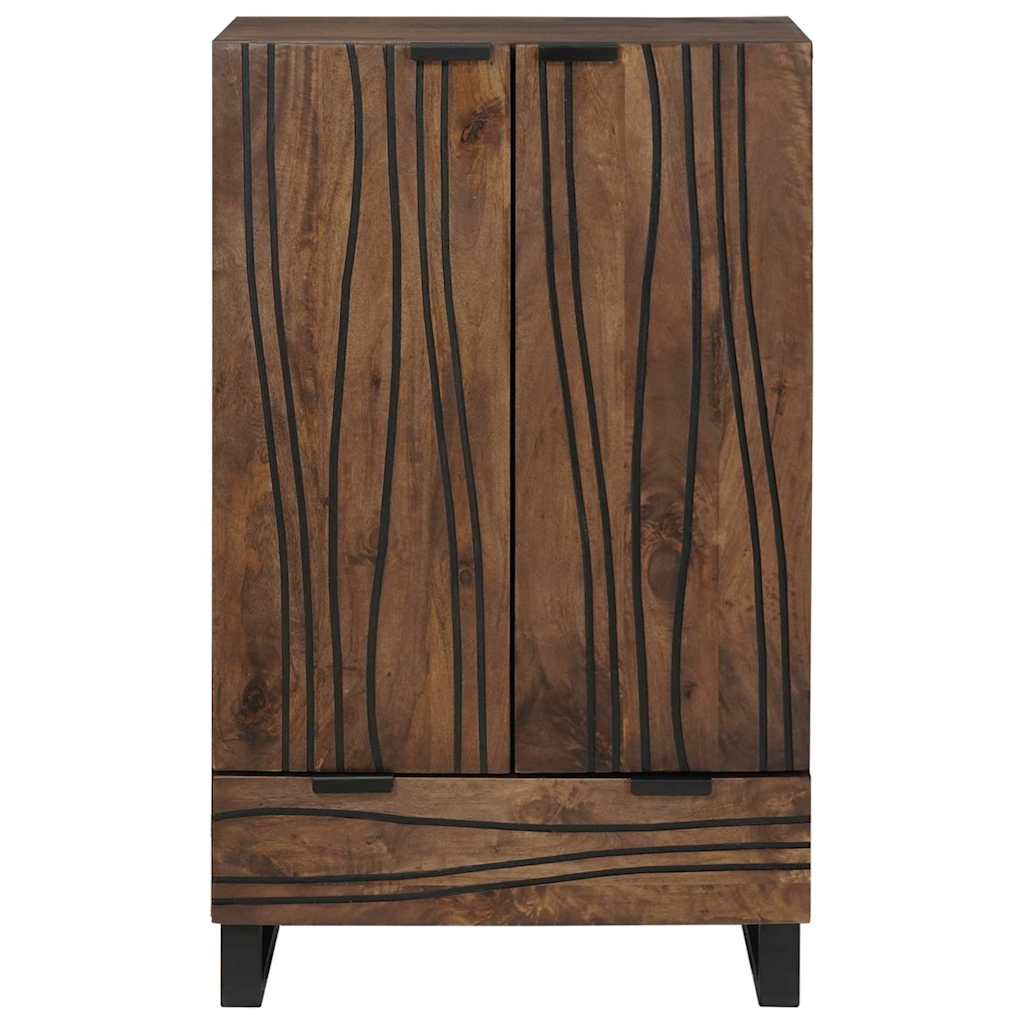 Highboard Castanho 60 x 33 x 100 cm Madeira de mangueira maciça