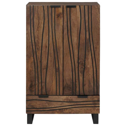 Highboard Castanho 60 x 33 x 100 cm Madeira de mangueira maciça