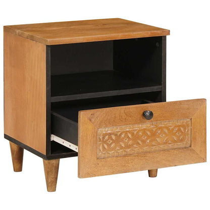 Mesa-de-cabeceira 2 pcs Castanho-claro 40 x 33 x 46 cm