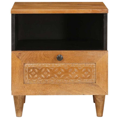 Mesa-de-cabeceira 2 pcs Castanho-claro 40 x 33 x 46 cm