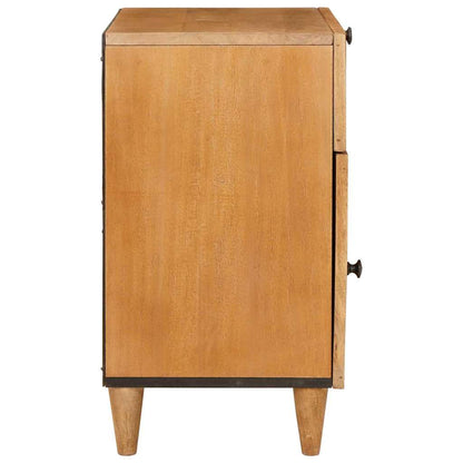 Mesa-de-cabeceira com gaveta Castanho-claro 50 x 33 x 60 cm