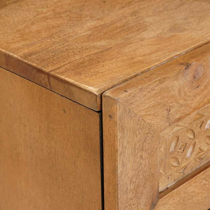 Mesa-de-cabeceira com gaveta Castanho-claro 50 x 33 x 60 cm