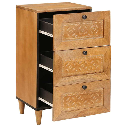 Buffet com gaveta Castanho-claro 33.5 x 40 x 75 cm