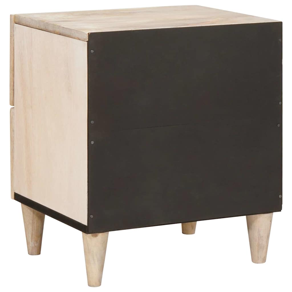Mesa-de-cabeceira com gaveta Bege 40 x 33 x 46 cm