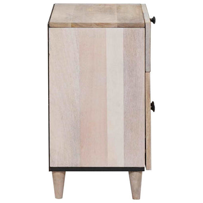 Mesa-de-cabeceira com gaveta com porta Bege 50 x 33 x 60 cm