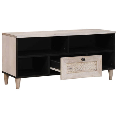 Gabinete para TV com gaveta Branco 105 x 33 x 46 cm