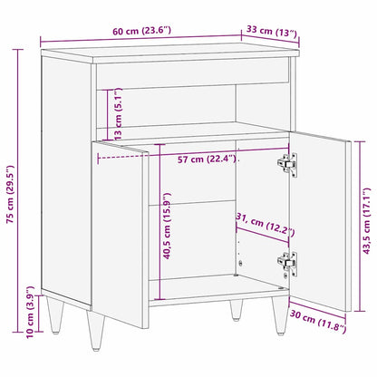 Buffet Branco 33.5 x 60 x 75 cm