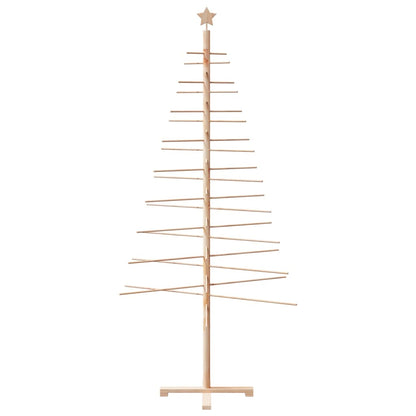 Árvore de Natal decorativa 210 cm madeira de pinho maciça