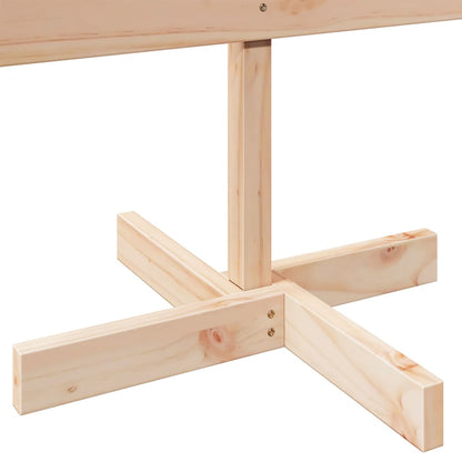 Árvore de Natal em madeira decorativa 110 cm madeira maciça