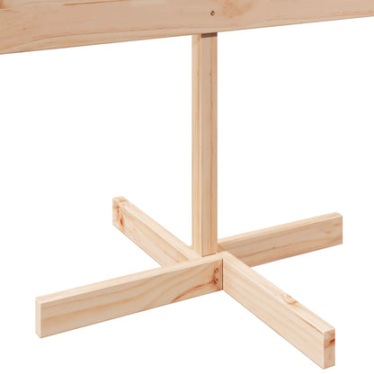 Árvore de Natal em madeira decorativa 150 cm madeira maciça