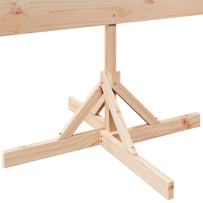 Árvore de Natal em madeira decorativa 180 cm madeira maciça