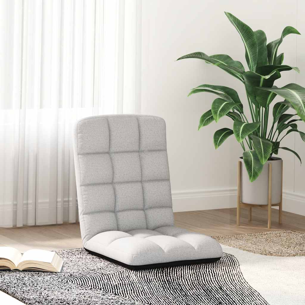 Colchão dobrável 71x51x62 cm tecido cinzento nublado