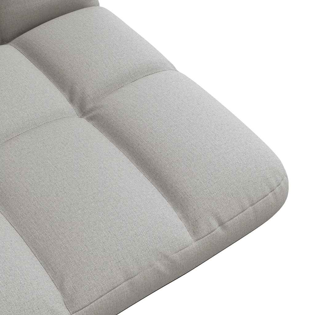 Colchão dobrável 71x51x62 cm tecido cinzento nublado