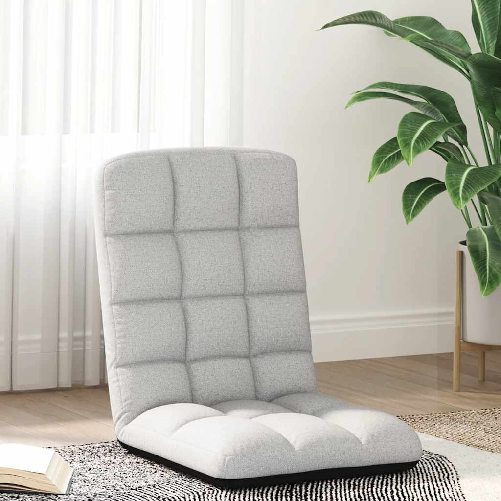 Colchão dobrável 71x51x62 cm tecido cinzento nublado