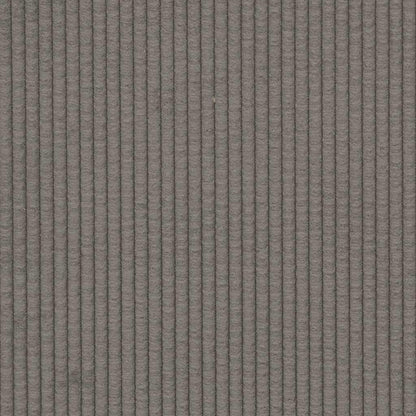 Sofá-luvas 109 cm tecido corduroy cinzento-claro