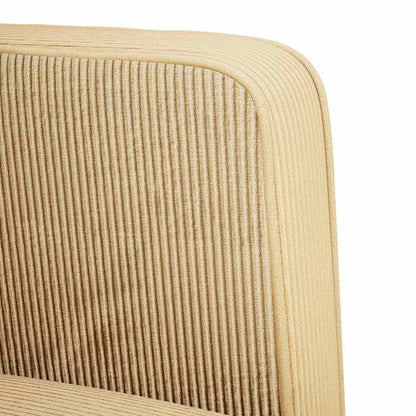Sofá-luvas 109 cm tecido corduroy verde cinzento