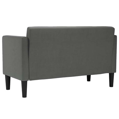 Sofá-luvas 111 cm tecido cinzento-escuro