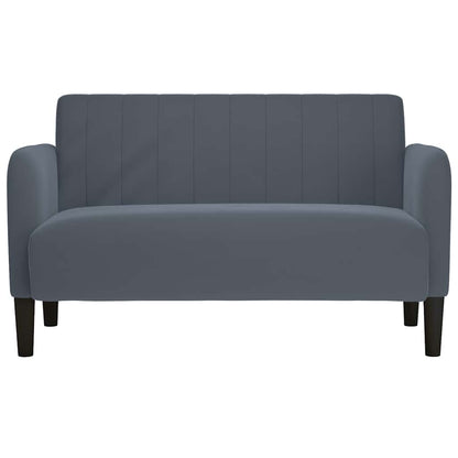 Sofá-luvas 109 cm veludo cinzento-escuro