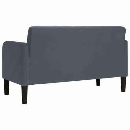 Sofá-luvas 109 cm veludo cinzento-escuro