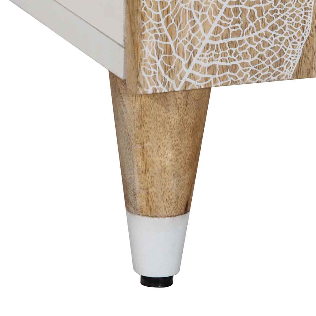 Móvel de TV 105x33,5x46 cm madeira de mangueira maciça