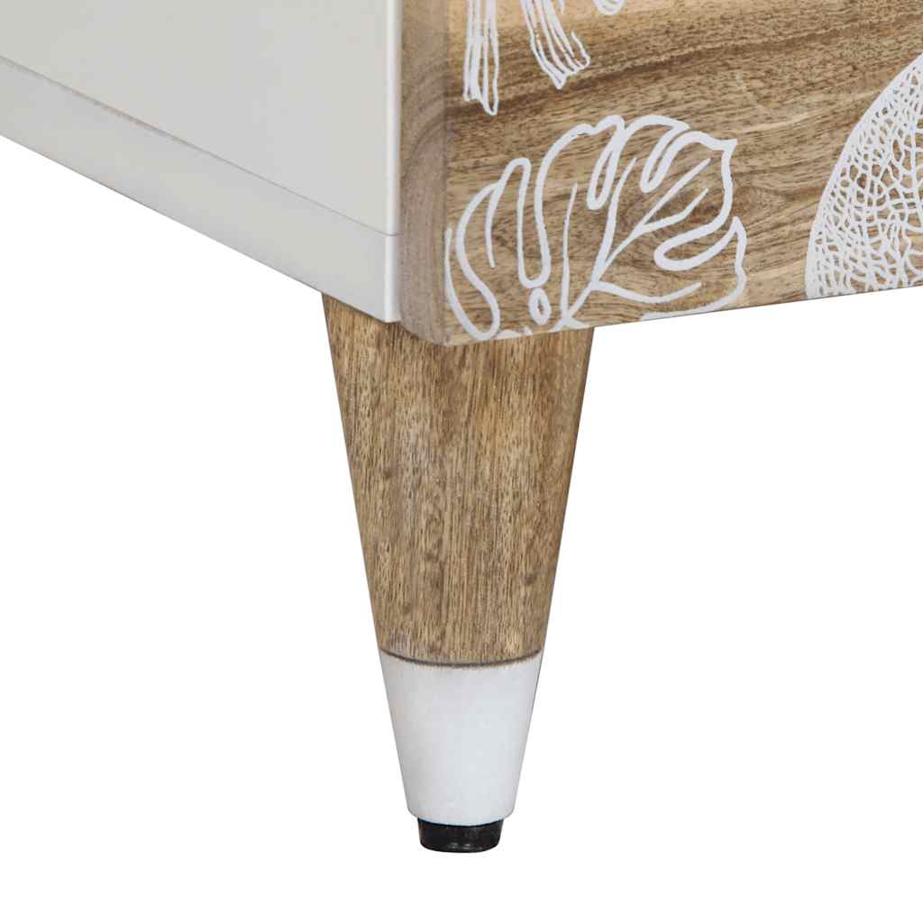 Móvel de TV de madeira de mangueira maciça