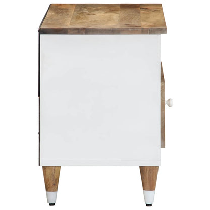 Móvel de TV 80x33,5x46 cm madeira de mangueira maciça