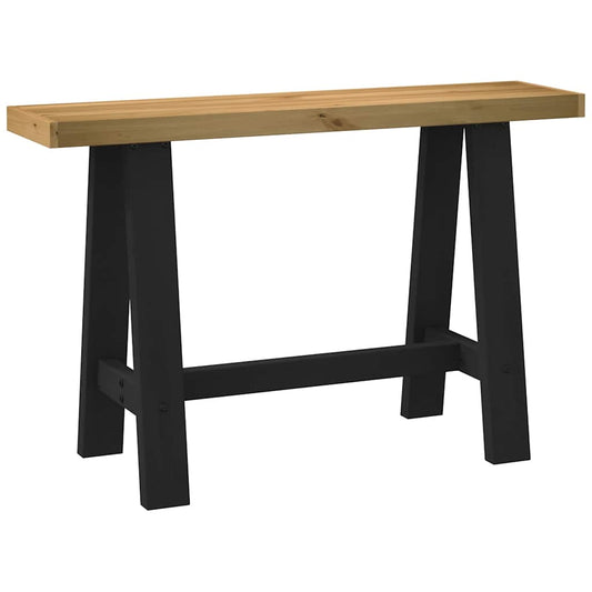 Mesa consola NOAIN pernas em forma de A 120x30x75 cm