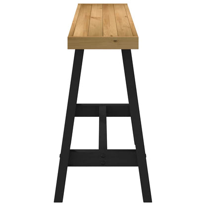 Mesa consola NOAIN pernas em forma de A 120x30x75 cm