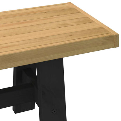 Banco de jantar NOAIN pernas forma A 180x40x45 cm pinho maciço