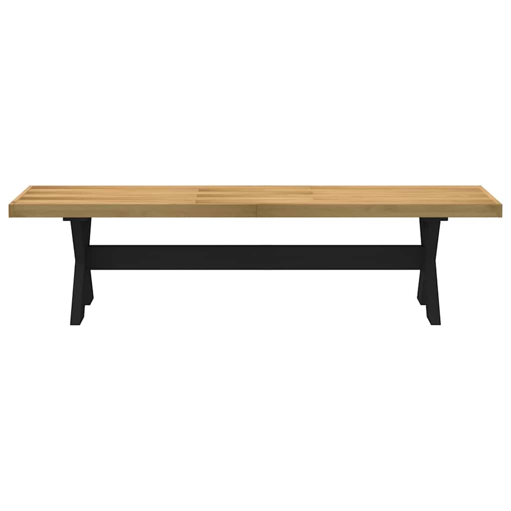 Banco de jantar NOAIN pernas forma X 180x40x45 cm pinho maciço