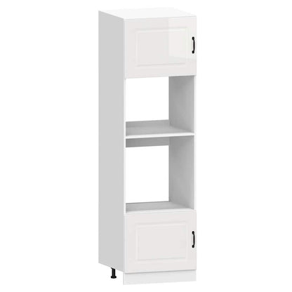 7 peças armário de cozinha conjunto Kalmar branco brilhante