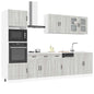 7 peças armário de cozinha conjunto Kalmar cinza sonoma