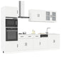 7 peças armário de cozinha conjunto Kalmar branco